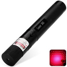 Laser 303 5mW 650nm Zoomable 18650 Red Starry Laser Pointer Pen for Burning Matches (RED) (Intl)