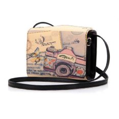 Leather Camera Case Bag Holder for Fujifilm Instax Mini 7s Mini 8 Mini 25 (Black) - Intl