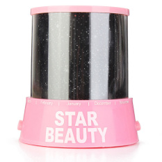 LED Starry Night Cosmos Star Projector Lamp Projecting Light Kids Gift Decor Pink