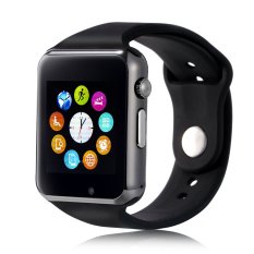 Lemfo W8 Smart Watch Phone Support SIM Card TF Card Camera Bluetooth SmartWatch Wearable Devices For Apple Android IOS Mobile Black - INTL