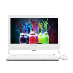 Lenovo PC All In One C20-05-0MID - AMD A8-6410 - 2GB RAM - DOS - Putih