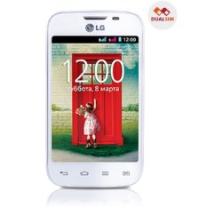 LG L40 Dual Sim - White - Bonus Jelly Skin