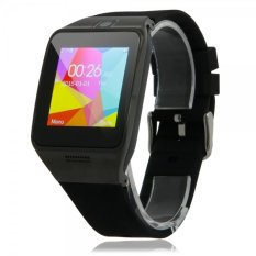 LG128 Curved HD IPS Screen Cellular Positioning Bluetooth Smart Watch Black