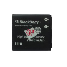Li-ion Baterai Blackberry Em1 Double Power 2800Mah For Blackberry Curve/Apolo/9360/9350/9370 - Hitam