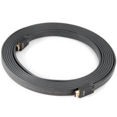 Linoya 5 Meter HDMI V1.4 A Type Male to Male HD Flat Cable with 24K Gold Plated for HDTV / Projector / TV Box / Computer etc. (Intl)