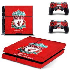 Liverpool Design Protective Decal Skin Sticker for Sony Playstation 4 PS4 Console & 2 Controllers (Intl)