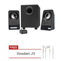 Logitech Computer Speaker Z213 - Hitam + Earphone J5