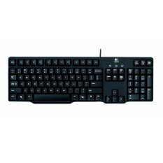 Logitech K 100 Classic Keyboard - Hitam