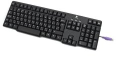 Logitech K100 Classic PS2 Standard Keyboard - Hitam