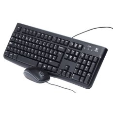 Logitech Keyboard Dan Mouse - MK120 - Hitam