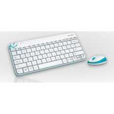 Logitech keyboard mouse wireless MK240- White