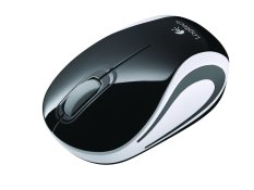 Logitech M187 Mouse Mini Nirkabel - Hitam