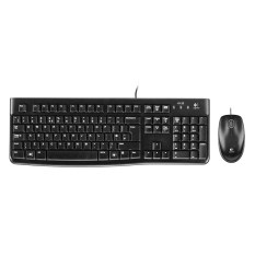 Logitech MK120 Combo Keyboard & Mouse - Hitam