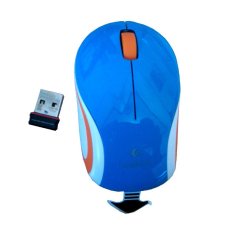 Logitech Mouse Wireless M187 - Biru