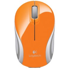 Logitech Mouse Wireless M187 - Jingga