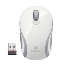 Logitech Mouse Wireless M187 - Putih