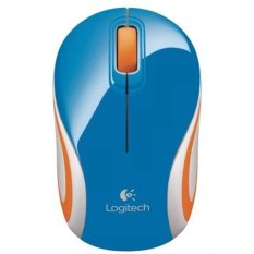 Logitech Wireless Mini Mouse - M187 - Biru