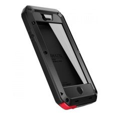 Lunatik Taktik Extreme Hardcase with Gorilla Glass for iPhone SE / 5S / 5 - Hitam