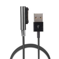 Magnetic Charging Charger Cable LED For Sony Xperia Z3 L55t Z2 Z1 Compact XL39h Black (Intl)