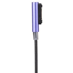 Magnetic Charging Charger Cable LED For Sony Xperia Z3 L55t Z2 Z1 Compact XL39h Purple (Intl)