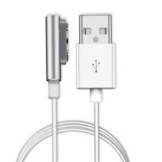Magnetic Charging Charger Cable LED for Sony Xperia Z3 L55t Z2 Z1 Compact XL39h (Silver) (Intl)