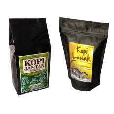 Mandheling Kopi Luwak Arabica + Mandheling Kopi Jantan Peaberry - 250gr - Bubuk