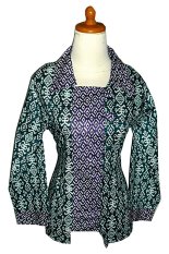 Mayura Batik Blouse Batik Lengan Panjang Aise - Hijau