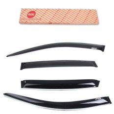 MCBC Honda All New Grand CRV 2012 Talang Air Slim Solid Black List Chrome