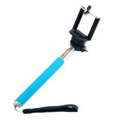 MCE Blue Fashion Portble Extendable Aluminum Mini Handheld Selfie Monopod for outerdoor Smartphone Digital Camera (Blue) (Intl)