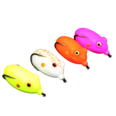 MEGA 4pcs Egg Shape Ray Frog Hook Soft Fishing Lures - INTL