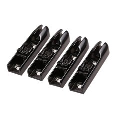 MEGA 4pcs Guitar Single String Bass Bridge (Black) (Intl)