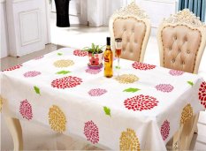 Mega Home - Taplak Meja Anti Air Motif Sunflower bahan PEVA