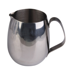 MEGA New Stainless Steel Drum Shape Espresso Coffee Milk Frothing Jug 600ML (Intl)