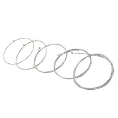 MEGA Set of 5 Steel Strings for 5 String Bass Guitar (Intl)