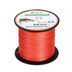 MEGA Super Power Dyneema PE Braided Fishing Line500m(Red)(#8/0.5mm/80Ibs) - INTL