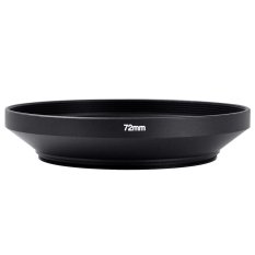 MENGS® 72mm Aluminum Wide Angle Lens Hood For Canon Nikon Sony Fuji Pentax Olympus Camera- Intl
