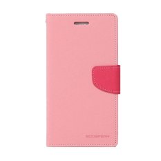 Mercury Fancy Diary Case Oppo Find 5 Mini R827 Casing Cover Flip - Pink Hotpink