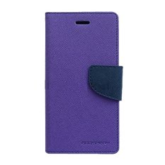 Mercury Fancy Diary Case Oppo Find 5 Mini R827 Casing Cover Flip - Ungu Biru
