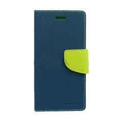Mercury Fancy Diary Case untuk Sony Xperia SP Casing Cover Flip - Biru-Hijau