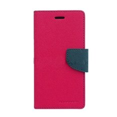 Mercury Fancy Diary Case untuk Sony Xperia SP Casing Cover Flip - Hot Pink-Biru