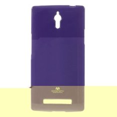 Mercury Goospery Jelly Glitter Case for Oppo Find 5 Mini - Ungu