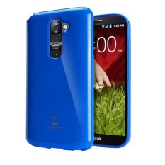 Mercury Jelly TPU Soft Case LG G2 Casing Cover - Biru Tua