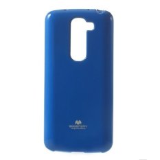 Mercury Jelly TPU Soft Case LG G2 Mini Casing Cover - Biru Tua