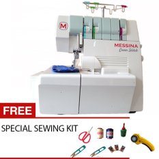 Messina Tokyo 14T3C Mesin Jahit Rantai Kaos Overdek Kam Kamput Portable