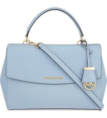 Michael Kors Ava Crossbody Satchel - Small - Biru Muda