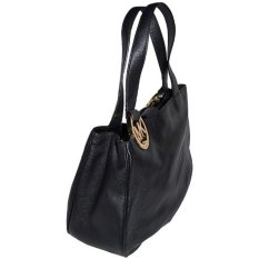 Michael Kors Black Pebbled Leather Fulton Large Ew Tote Bag Shoulder Handbag Purse IFS000132676 (Intl)