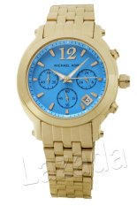 Michael Kors - Jam Tangan Wanita - Gold - Dial Biru - Stainless Steel - MK-5172