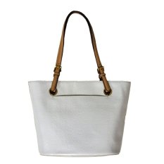 Michael Kors Jet Set Item MD Tote Purse in White IKQ7LD54MRZ (Intl)