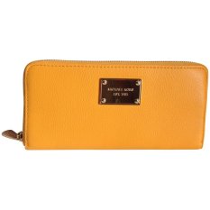 Michael Kors Jet Set Leather Za Continental Walelt Vintage Yellow IFS000132666 (Intl)