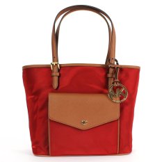Michael Kors Jet Set Medium Pocket Multifunction Nylon Tote Dark Red IW9795JL5N0 (Intl)